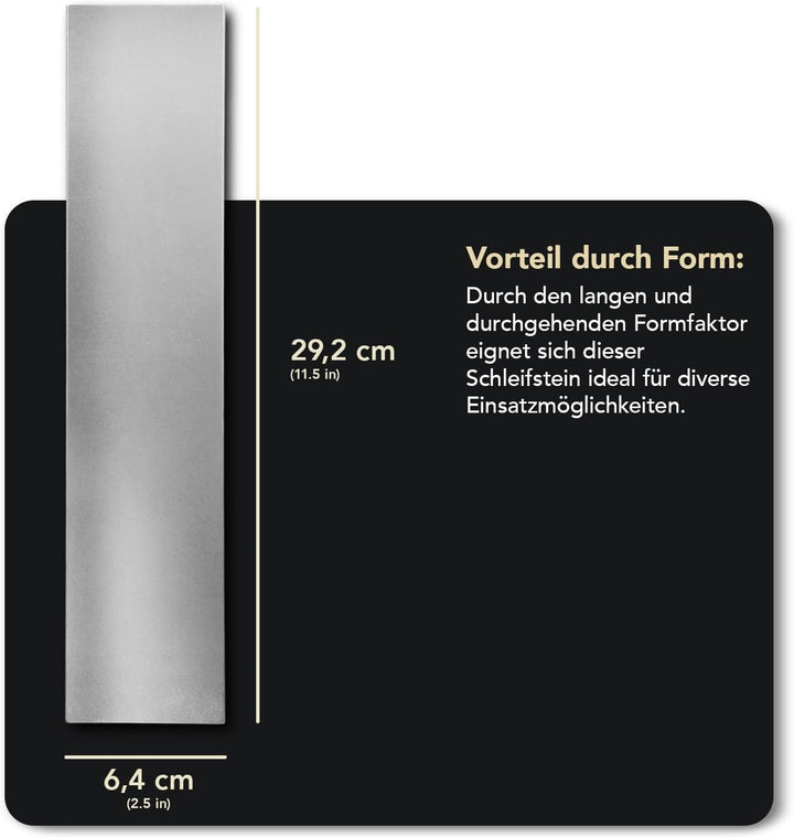 DMT Dia-Sharp® Diamant Schleifstein 11,5" Grob | Messerschärfer in Profiqualität | 30cm Wetzstein fü
