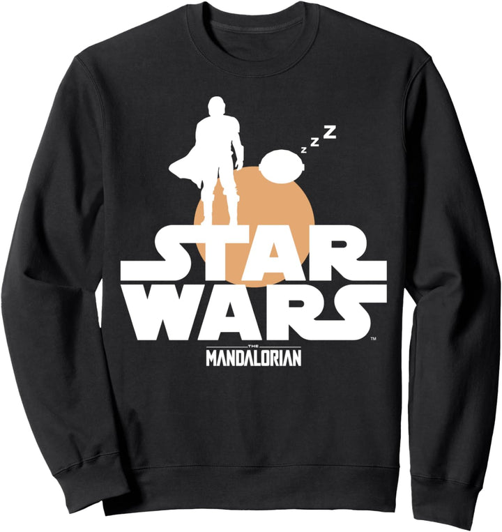 Star Wars The Mandalorian The Child Sunset Silhouette Logo Sweatshirt
