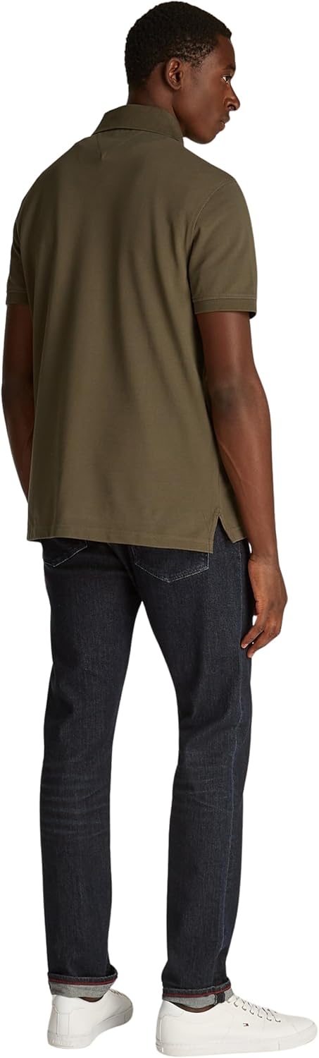 Tommy Hilfiger Herren Kurzarm Poloshirts L Khaki (Army Green), L Khaki (Army Green)