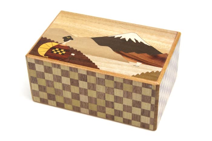 Logica Spiele Art. Yosegi Schrein 21 Schritten Maiko - Japanischer Geheimschachtel - Geschenkbox - K
