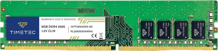 Timetec 8 GB DDR4 2666 MHz PC4-21300 Nicht-ECC ungepuffert 1,2 V CL19 1Rx8 Single Rank 288 Pin UDIMM