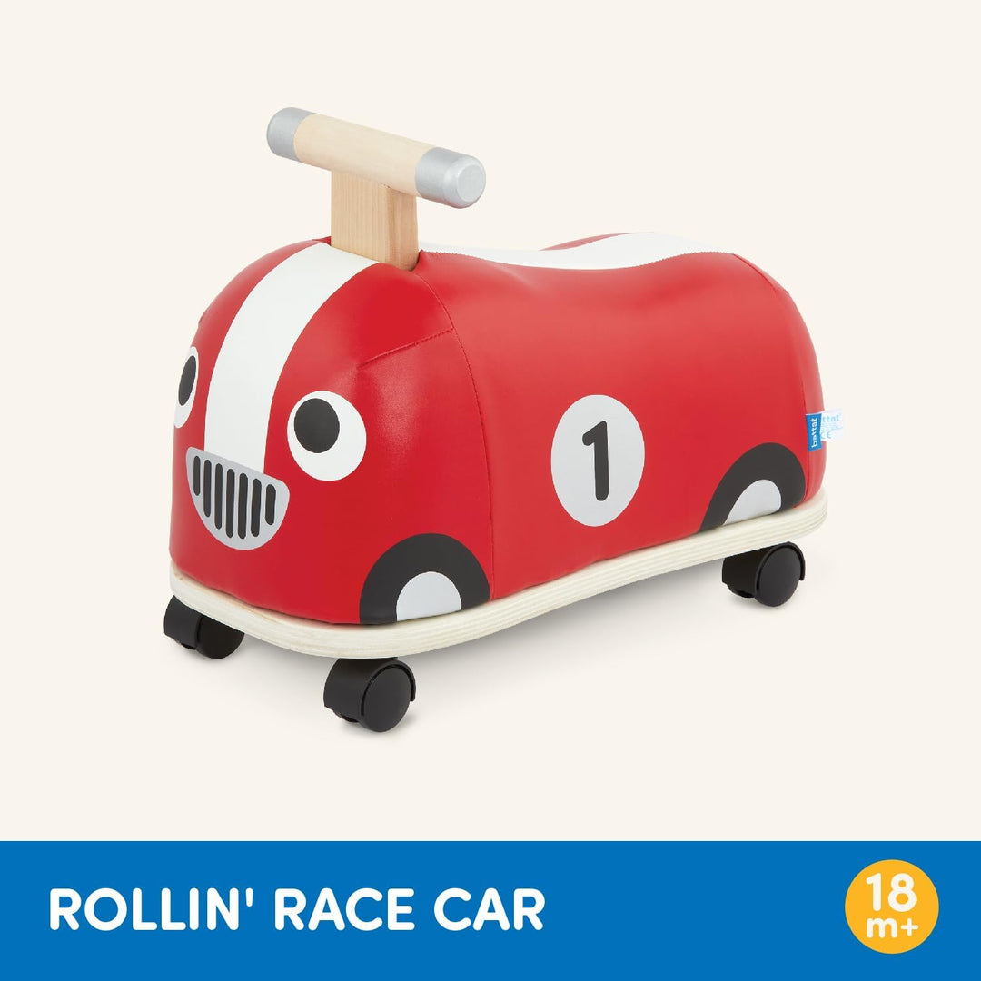Battat – Rollender Rennwagen – Rutscherfahrzeug Rennwagen – Aktivspielzeug für Kleinkinder, Kinder –