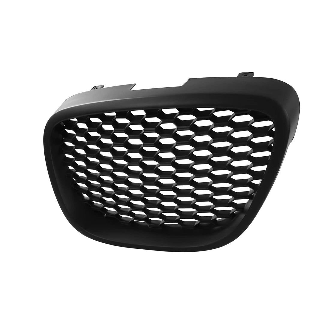 Motorhaube Lüftungsgitter Abdeckung Front Lüftungsgitter Schwarz Matt Front Wabengitter Grill 113300