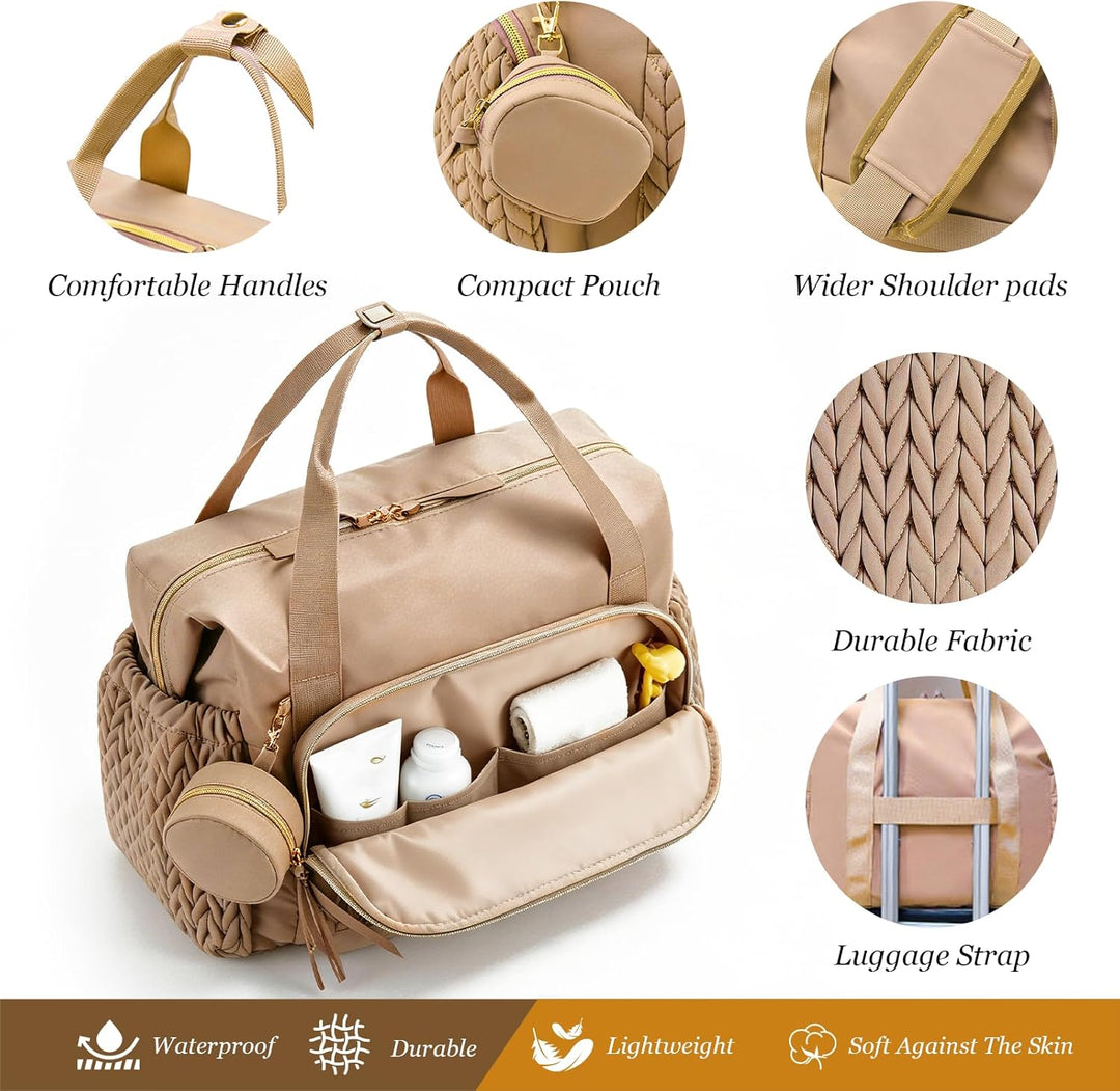 Multifunktionale Wickeltasche, Schultertasche mit Schnulleretui, Grosse Kapazität, für Mutterschaft