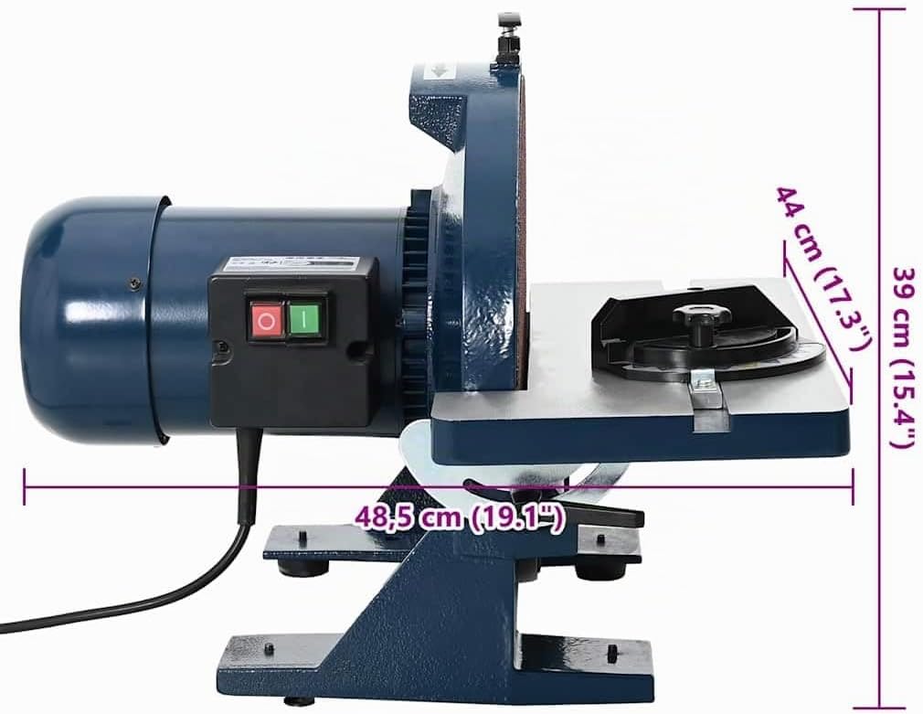 vidaXL Schleifmaschine 800 W Schleifmaschine Werkzeug für Schleifen, Werkstatt, Garage