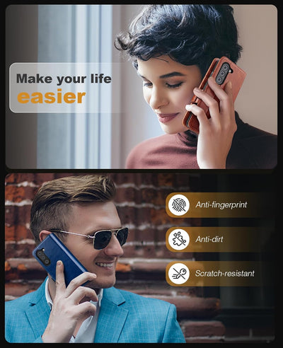 OCASE Aktualisierte Version Hülle Samsung Galaxy Z Fold 5 5G Handyhülle [mit S Pen Halter] [Vorderse