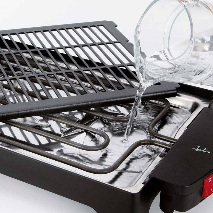 Jata EBQ2 Elektrogrill für drinnen und draussen, ohne Rauch und Gerüche, komplett zerlegbar, gesunde