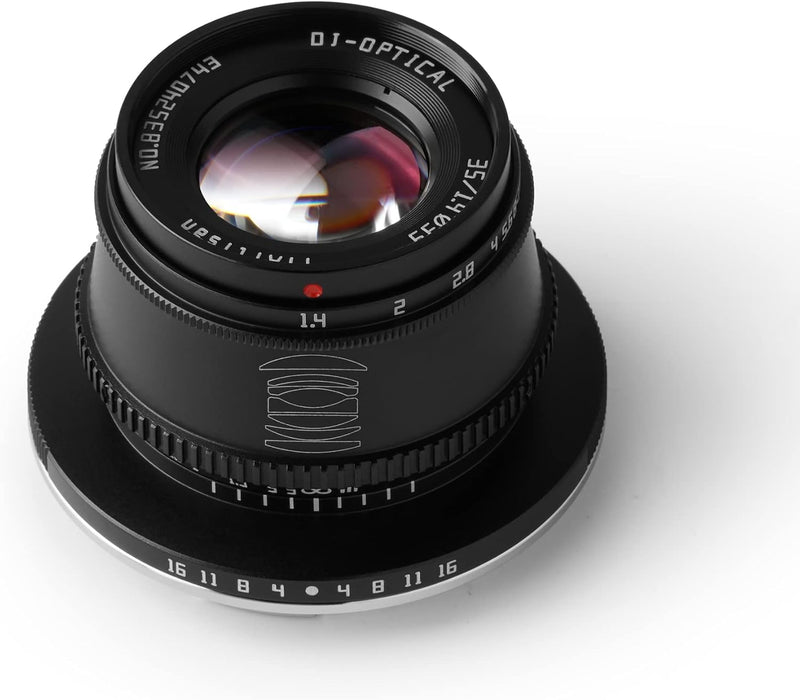 TTArtisan 35mm F1.4 APS-C Kameras Objektiv Manueller Fokus Kameraobjektiv für Canon RF-Mount (Schwar