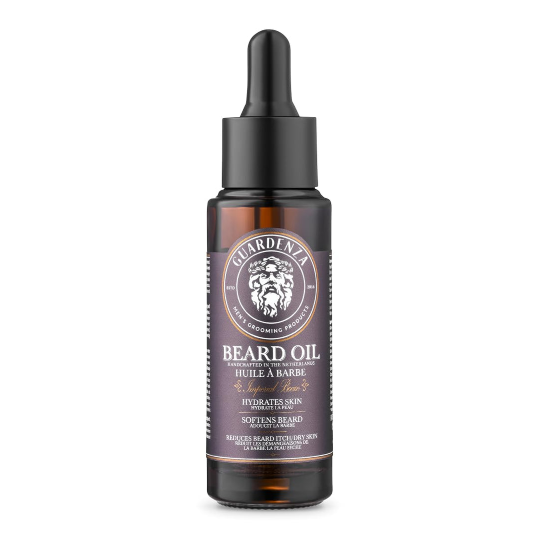 Guardenza Bart Öl – Imperial Booze – alle Natural 30 ml spendet Feuchtigkeit Skin & erweicht Bart &