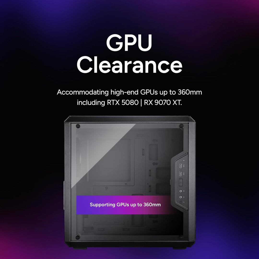 Cooler Master MasterBox Q300L PC Gehäuse 'Micro-ATX, Mini-ITX, USB 3.0, Seitenfenster' MCB-Q300L-KAN