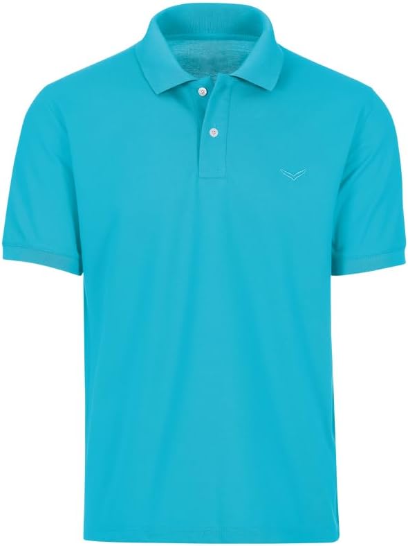 Trigema Damen Polo-Shirt Deluxe Piqué 4XL Azur, 4XL Azur
