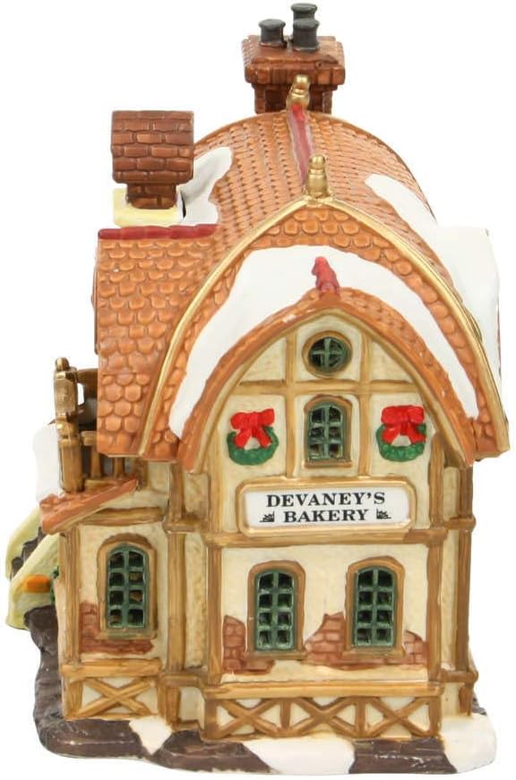 Lemax Devaney's Bakery - 18,9cmx14,3cmx10,7cm - Beleuchtete Bäckerei - LED - Porzellan