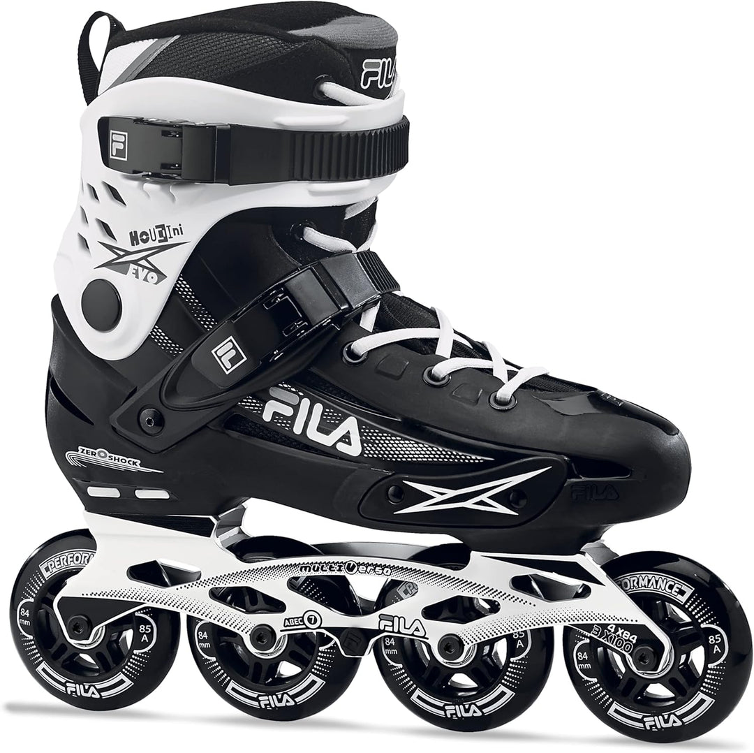 FILA Herren Houdini Evo Inline Skate 38 BLACK/WHITE, 38 BLACK/WHITE