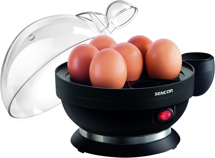 Sencor SEG 710BP Eierkocher für 7 Eier, 3 Kochstufen, Kunststoff, Schwarz