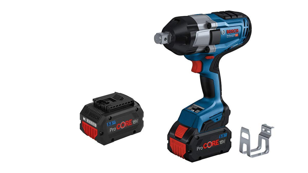 GDS 18V-1050 H 2 x 5.5 Ah ProCORE, GAL 1880 CV Lboxx mit 2x5.5Ah Akku+Lader in