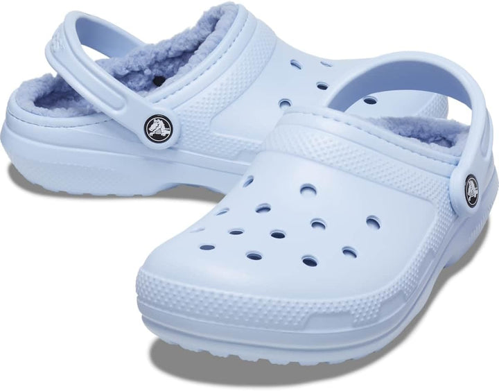 Crocs Unisex Classic Lined Clogs 36/37 EU Blue Calcite, 36/37 EU Blue Calcite