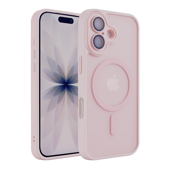 MANGAL Magnetische Hülle für iPhone 17 – Dünnes matt-transluzentes Case mit integriertem Kameraglas-