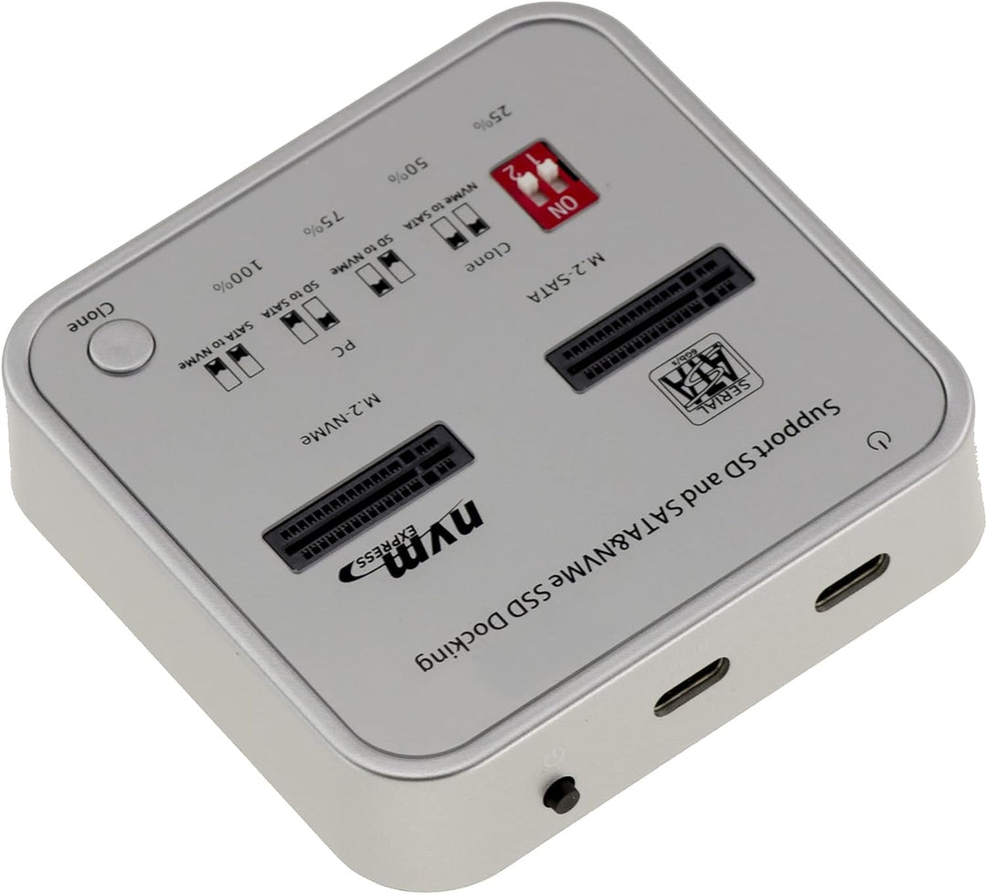 KALEA-INFORMATIQUE Dockingstation für SSD M2 SATA und SSD M.2 NVMe. USB 3.2 Gen2 10GB Dockingstation