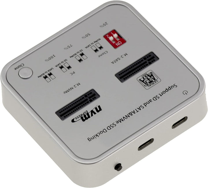 KALEA-INFORMATIQUE Dockingstation für SSD M2 SATA und SSD M.2 NVMe. USB 3.2 Gen2 10GB Dockingstation