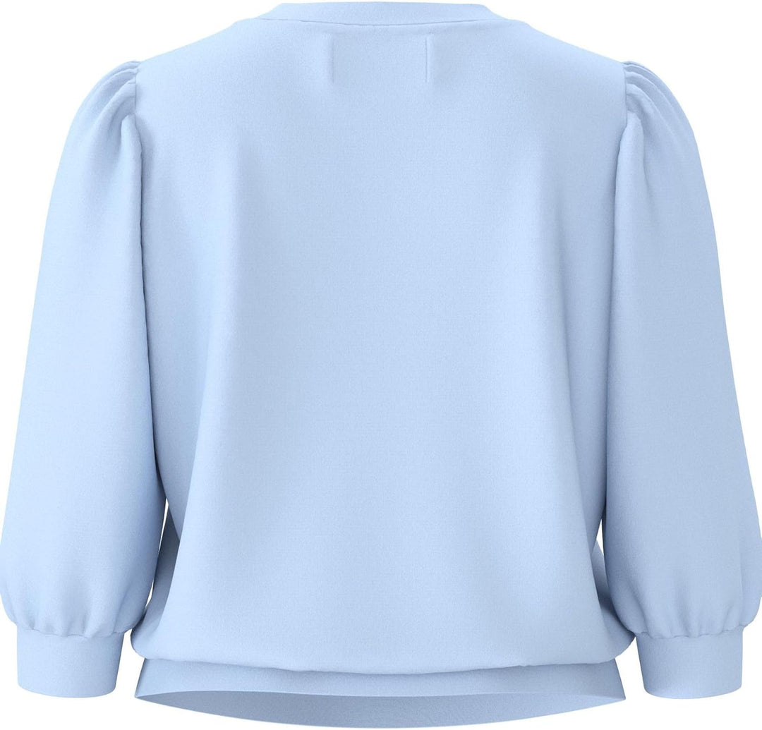 SELECTED FEMME Female Sweatshirt Puffärmel XS Cashmere Blue, XS Cashmere Blue