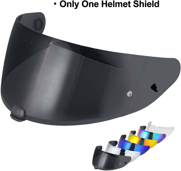 Motorradhelm Visier für Hjc i70 i10 HJ-31,Helmvisier Motorrad Windschutz Helm Objektiv Visier Vollge