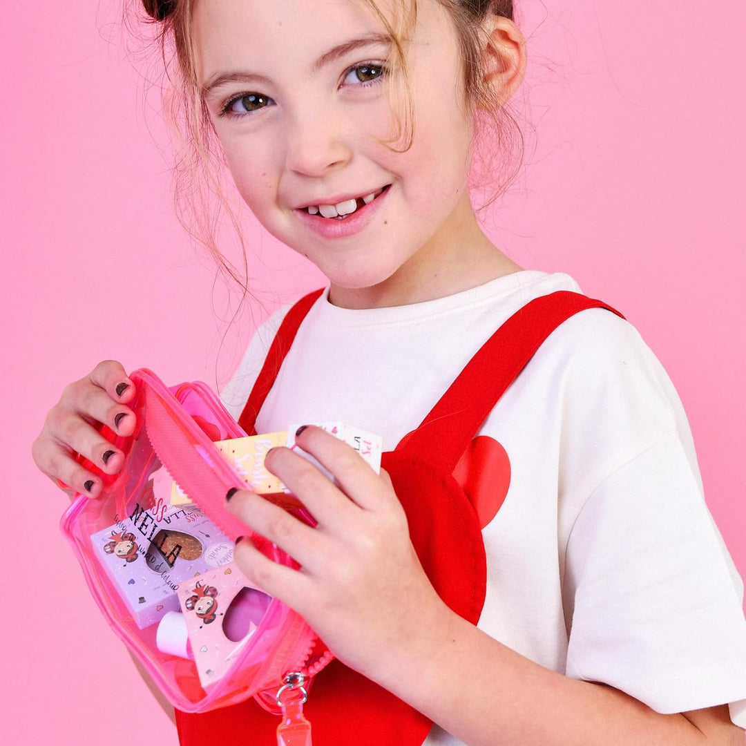 MISS NELLA Kosmetiktasche, Girly Mädchen Kosmetikartikel. Perfekt für Ihre kleine Prinzessin, spiele