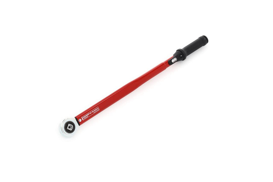 GEDORE red Drehmomentschlüssel für Links- und Rechtsgewinde, 3/4 Zoll, 80-400 Nm, Stahlrohr, Rot/Sch