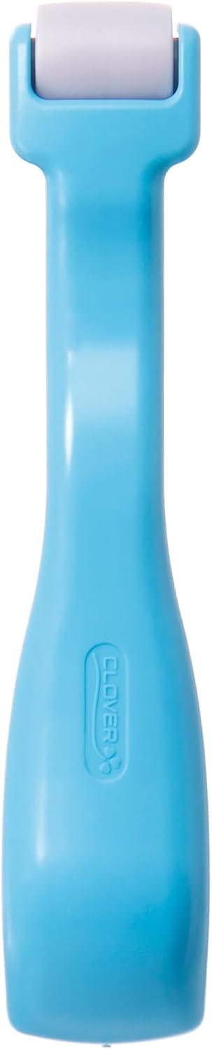 Clover Naht- und Faltenroller Rollen und Pressen/ VE3 Kurzwaren, Kunststoff, Blau, 21 x 8 x 3 cm, 1