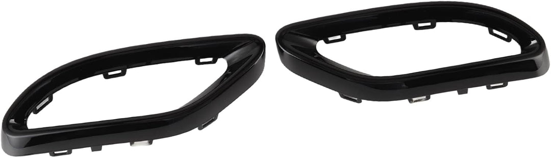 Hintere Auspuffrohrabdeckung, Schwarz Glänzende Auspuffblenden, Ersatz für Mercedes-Benz A B C E GLC