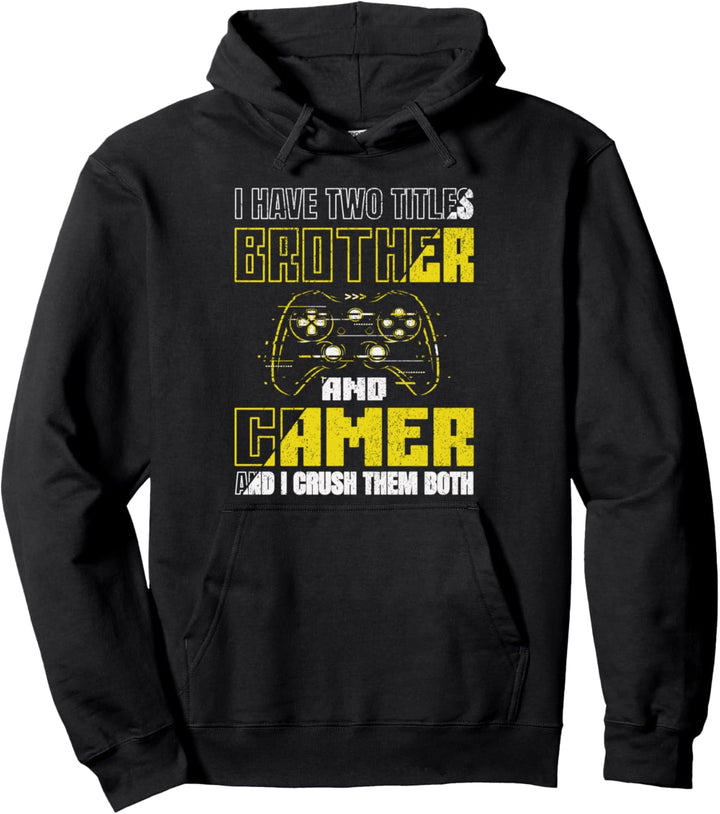 Gaming Bruder Schwester Gamer Zocker Videospiel Konsolen Pullover Hoodie