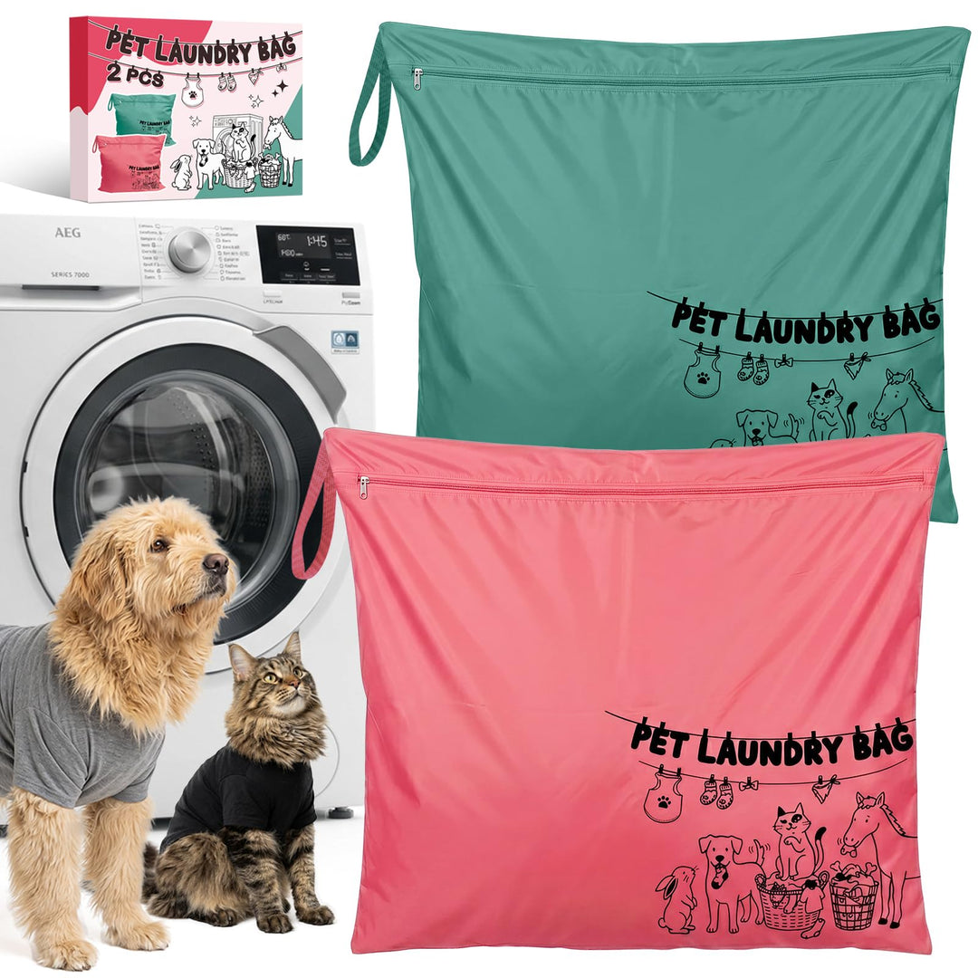 2PCS Pet Laundry Wash Bag for Washing Machine 70x80cm