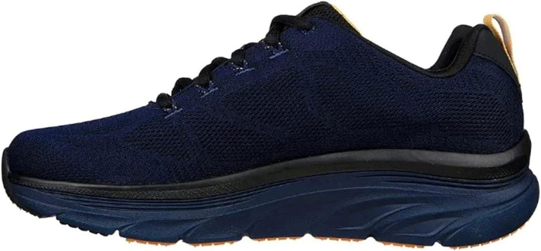 Skechers Herren D'lux Walker-Get Oasis Sneakers 41 EU Navy Engineered Mesh Yellow Trim, 41 EU Navy E