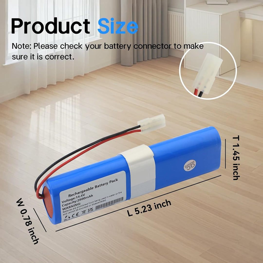 K KYUER 2800mAh Ersatz Akku für Rowenta X-Plorer Serie 75 X-Plorer Serie 75 S+ X-Plorer Serie 95 X-P