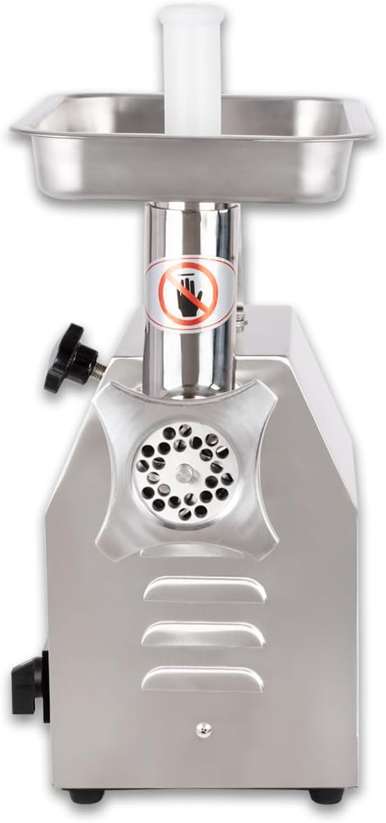 Beeketal 'FW120B' Profi Gastro Edelstahl Fleischwolf mit 120 kg/Std. Durchsatz, starkem 750 Watt Mot