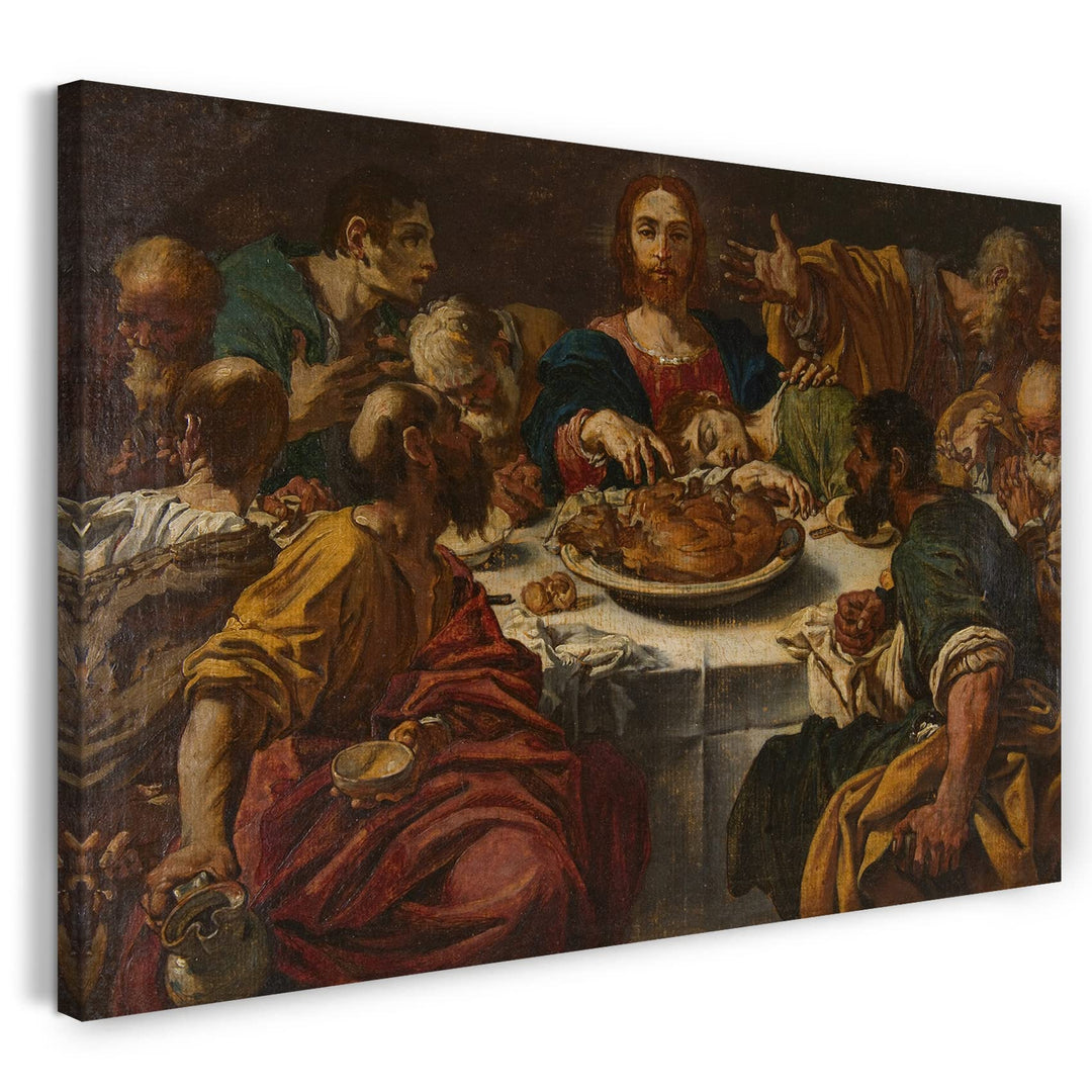 Printed Paintings Leinwand (80x60cm): Bartolomeo Schedoni - Das letzte Abendmahl 80x60 cm, 80x60 cm