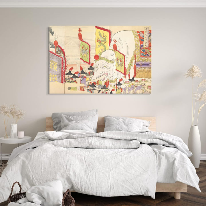 Printed Paintings Leinwand (100x70cm): Yōshū - Chiyoda Castle (Männer-Album) 100x70 cm, 100x70 cm