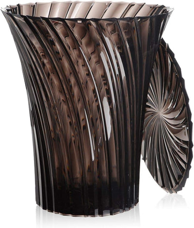 Kartell Sparkle, Bambus, fume', 38 x 44 x 38 cm Sgabello Fumè, Sgabello Fumè