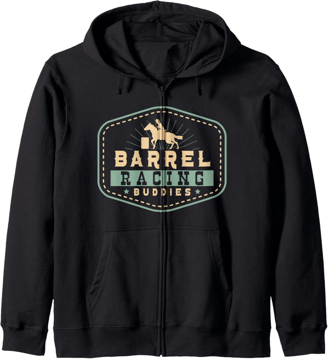 Barrel Racer Barrel Racing Buddies Reiten Kapuzenjacke