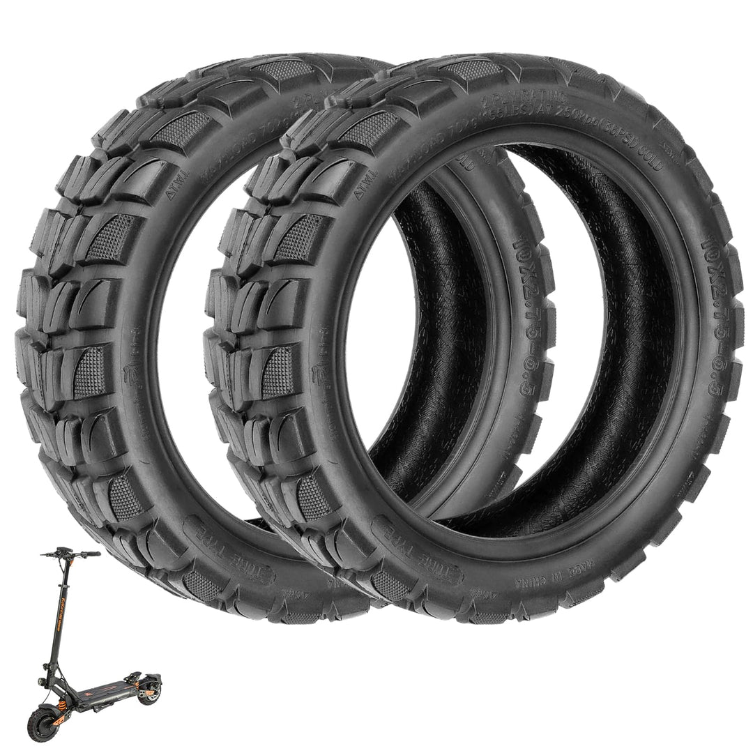 10 x 2,75-6,5 Aussen Reifen für Kukirin G2/G3/M4 Max/A1 Roller (2 Stück) | 10 Zoll Aufblasbare Ausse