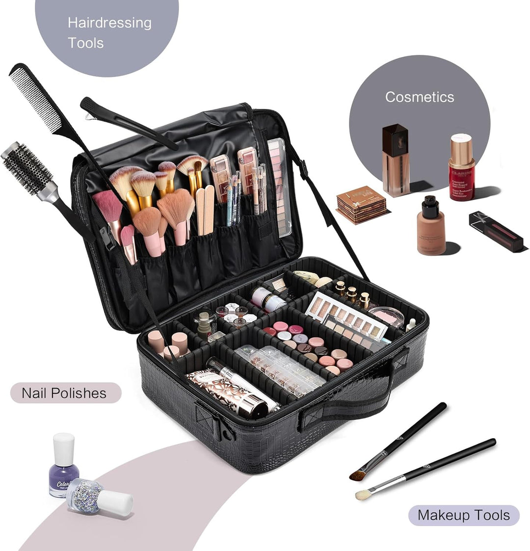 Kosmetiktasche Make up Tasche Gross Make up Koffer Kosmetikkoffer Schminktasche Schminkkoffer Make u