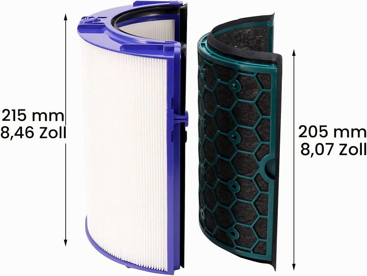 Hepa-Filter &amp; Aktivkohlefilter für Dyson TP04 TP05 HP04 HP05 DP04, Luftreiniger-Zubehör 360 Filtersy