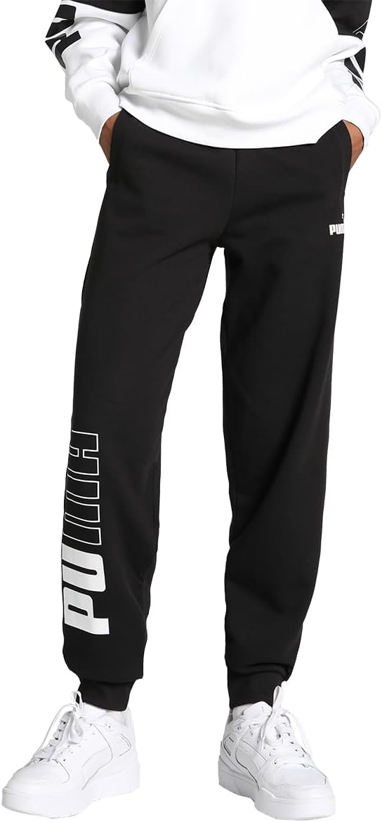 PUMA Damen Power Colorblock Sweatpants FL Strickhose XS Puma Schwarz, XS Puma Schwarz