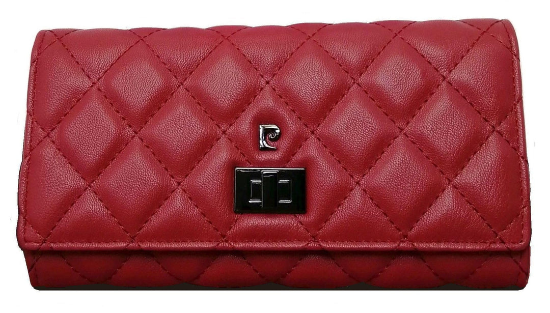 Pierre Cardin Damen geldbörse,Frauen geldorse, Mädchen, schön, gross, geräumig, Kunstleder, Geschenk
