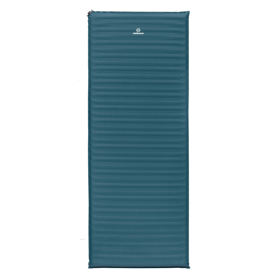outdoorer Trek Bed 5 - grosse Isomatte, selbstaufblasend, 5 cm, Schlafmatte für Zelt, Camping & Auto