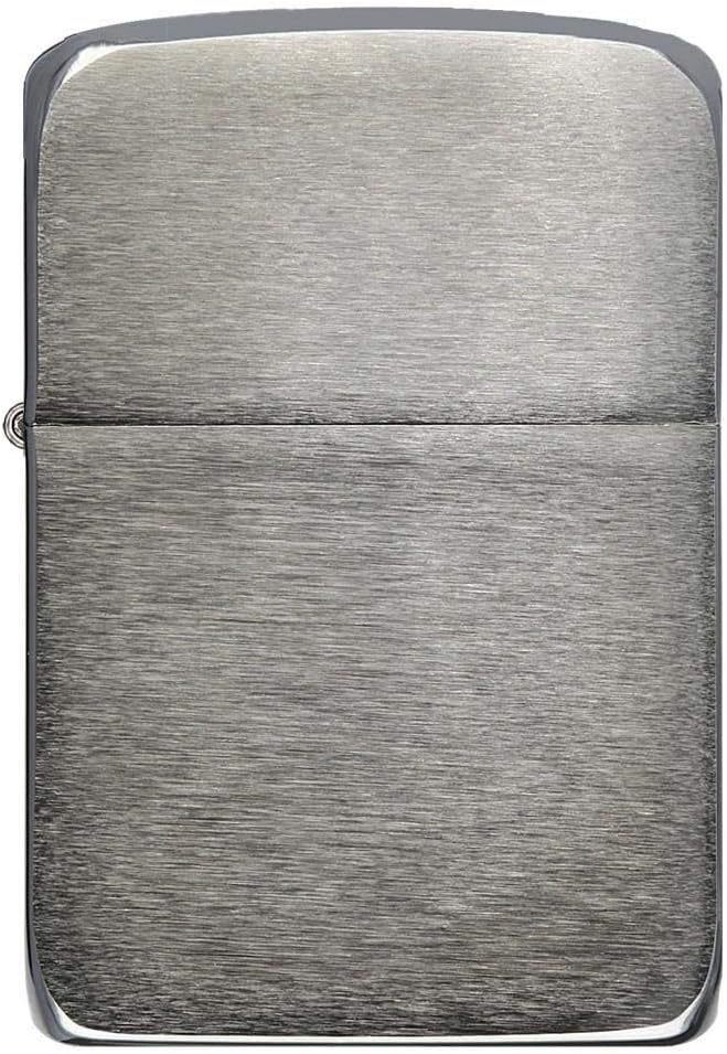Zippo Logo Benzinfeuerzeug, Messing, Black Ice, Black Ice