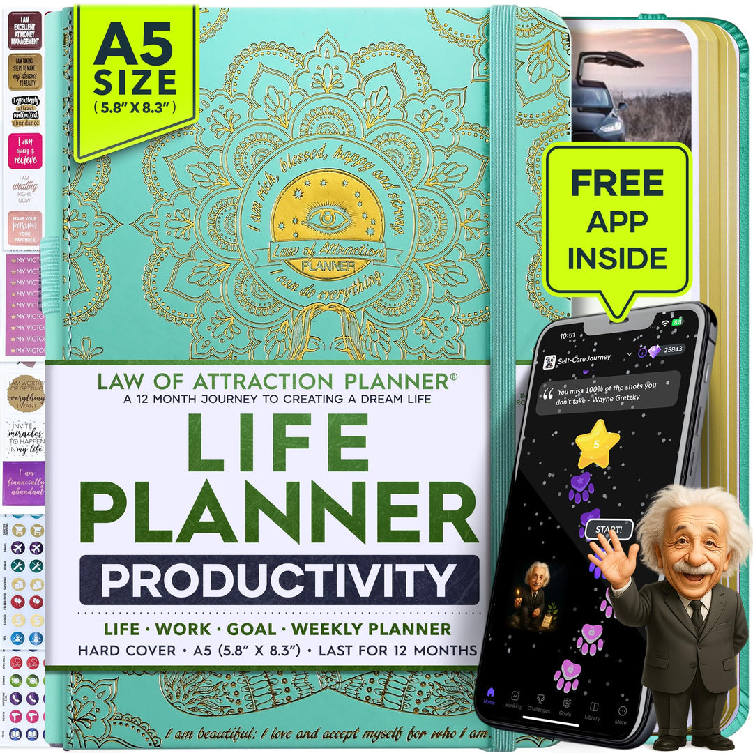 Law of Attraction Life & Goal Planner – A 12 Monate Journey Creating Your Dream Life – Persönliches