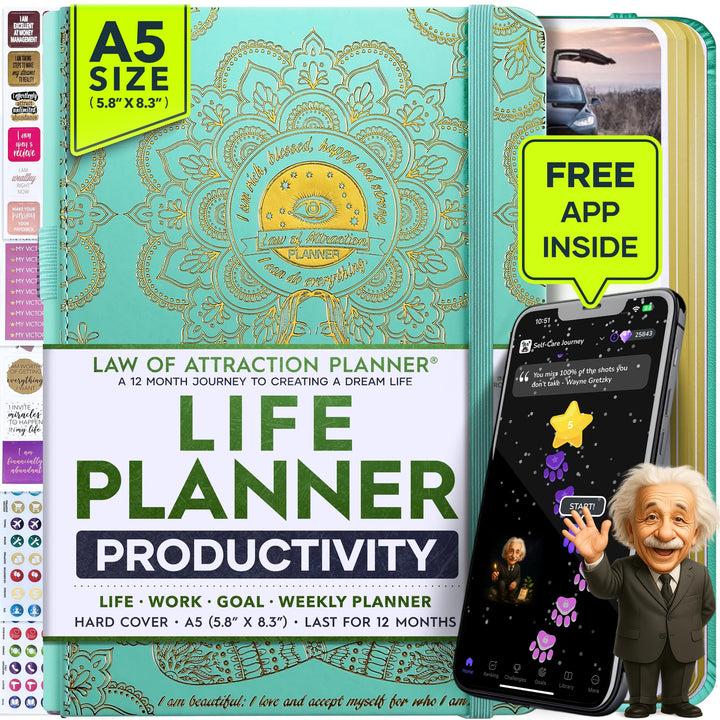 Law of Attraction Life & Goal Planner – A 12 Monate Journey Creating Your Dream Life – Persönliches