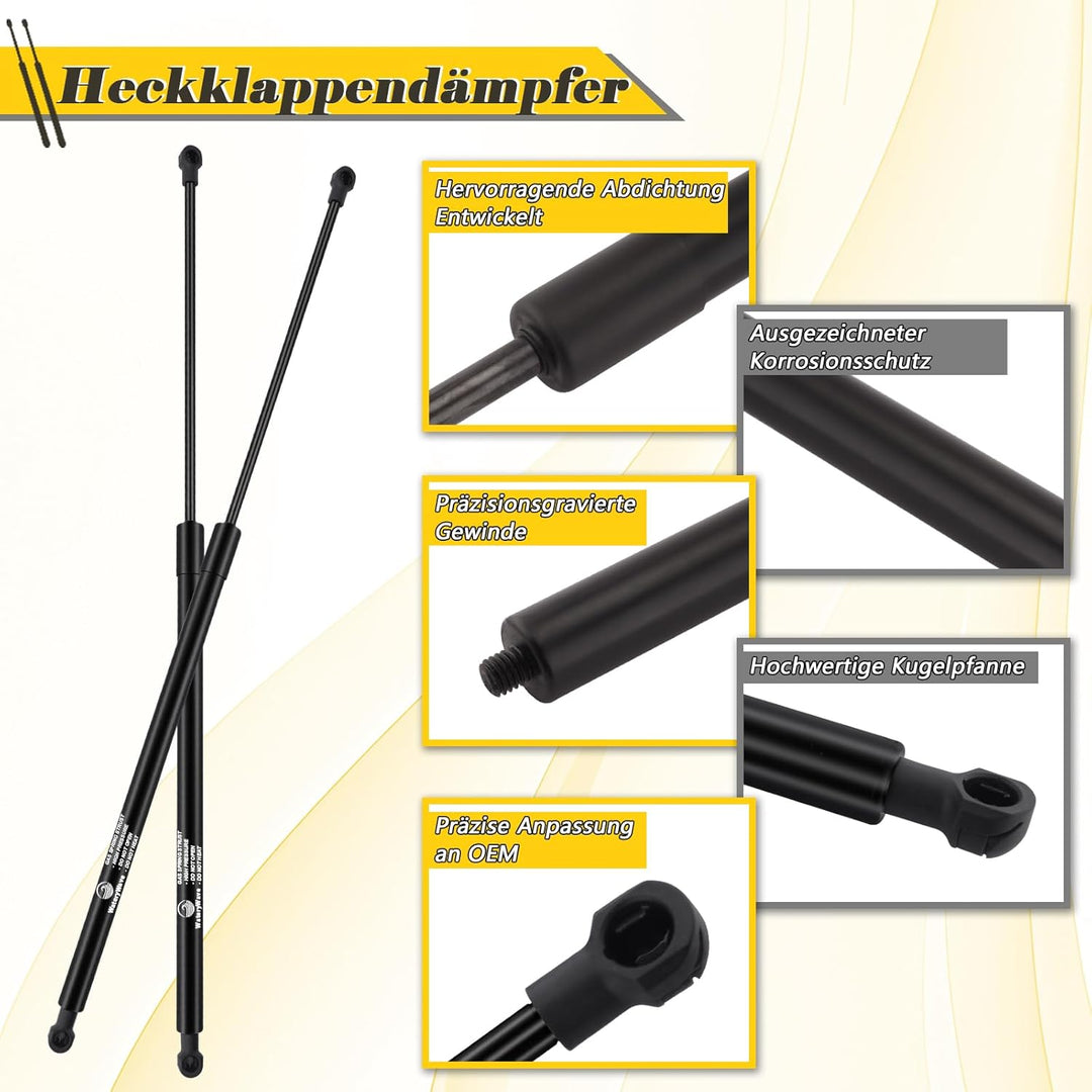 2X Heckklappendämpfer für Honda Civic VIII Hatchback FN, FK Schrägheck 2005-2017 Kofferraum-gasfeder