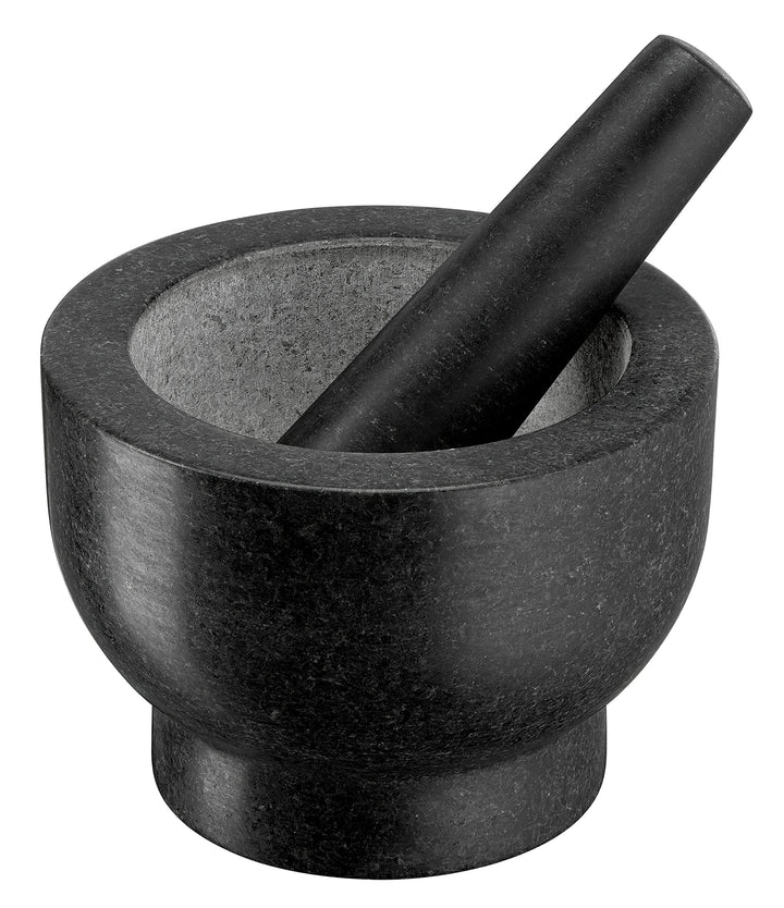 Jamie Oliver by Tefal Mörser und Stössel aus Granit, 14,5 cm Durchmesser, Kräuter und Gewürze zerkle