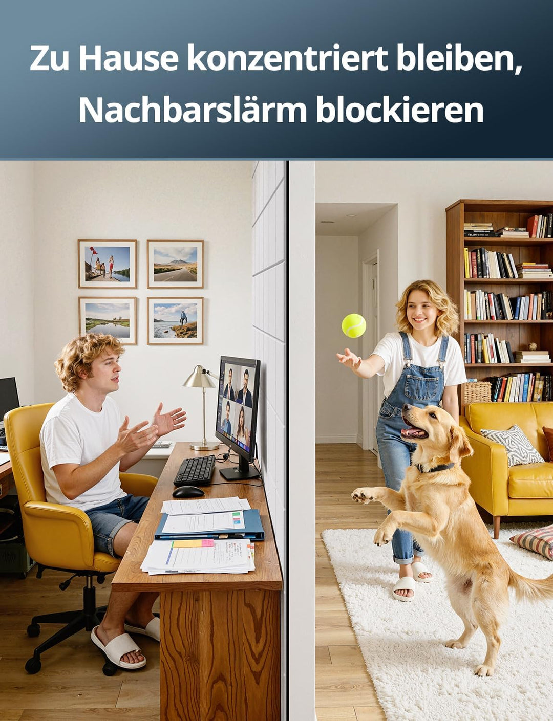 Kuchoow Quadrat Schallschutzplatten selbstklebend Schallschutz Schalldämmung Wand, 12 Stück 2-in-1 A